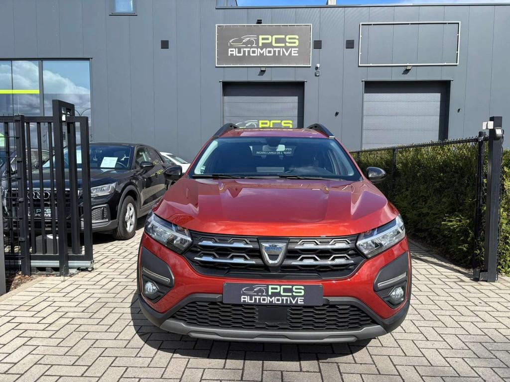 Dacia Jogger 1.0 Benzine + LPG / 7-zit / 1e Eig / 12m Waarbo, Auto's, Stof, Gebruikt, 91 pk, Bruin