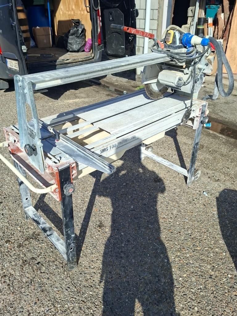 Professionele Raimondi SMS 100 steen‑ en tegelsnijder, Doe-het-zelf en Bouw, Tegels, Ophalen, Zo goed als nieuw, Vloertegels