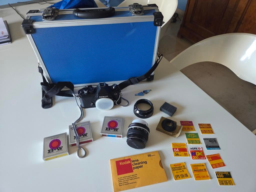 NIKON FE ZWARTE UITVOERING, Audio, Tv en Foto, Ophalen, Gebruikt, Spiegelreflex, Nikon