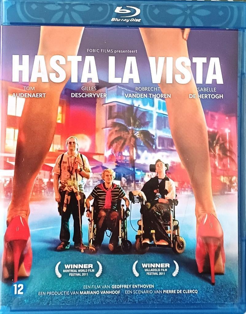 blu ray + dvd HASTA LA VISTA  TOM AUDENAERT ..., Ophalen of Verzenden, Zo goed als nieuw