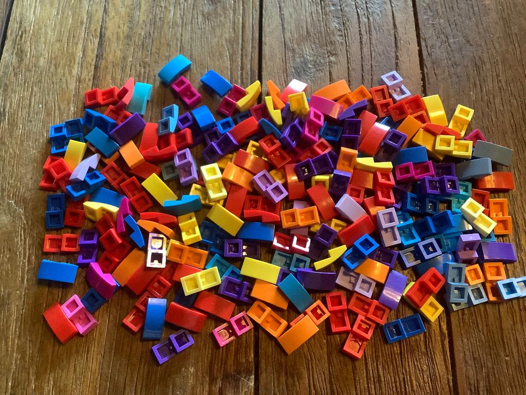 Lego slopes felle kleuren 209 stuks / 638-4-3, Ophalen of Verzenden, Zo goed als nieuw, Losse stenen, Lego