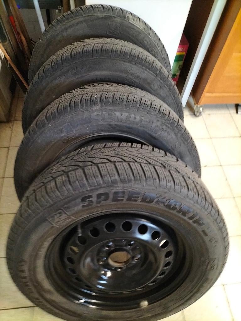 Winterbanden op velg, Autos : Pièces & Accessoires, Pneus & Jantes, Pneus et Jantes, 16 pouces, Véhicule de tourisme, Enlèvement