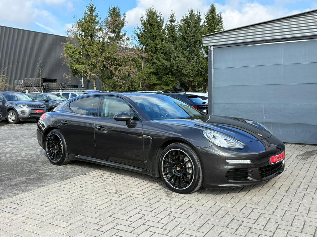 Porsche Panamera 3.0d V6 Face-Lift Panl/Xenon 300PK, Auto's, Porsche, Achterwielaandrijving, Zwart, Bedrijf, ABS