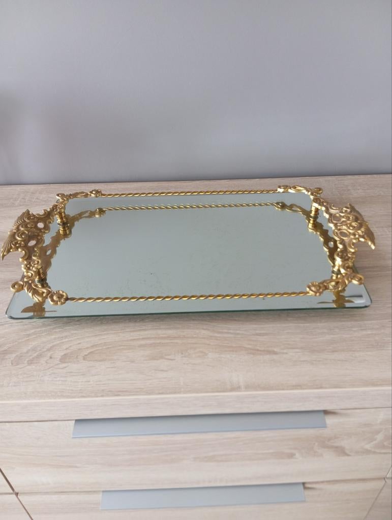 Dienblad met spiegel, Huis en Inrichting, Woonaccessoires | Dienbladen, Ophalen