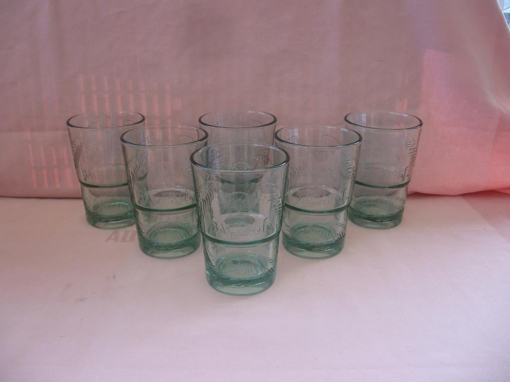 6 verres Bacardi à ailes, Collections, Enlèvement ou Envoi, Comme neuf, Autres types
