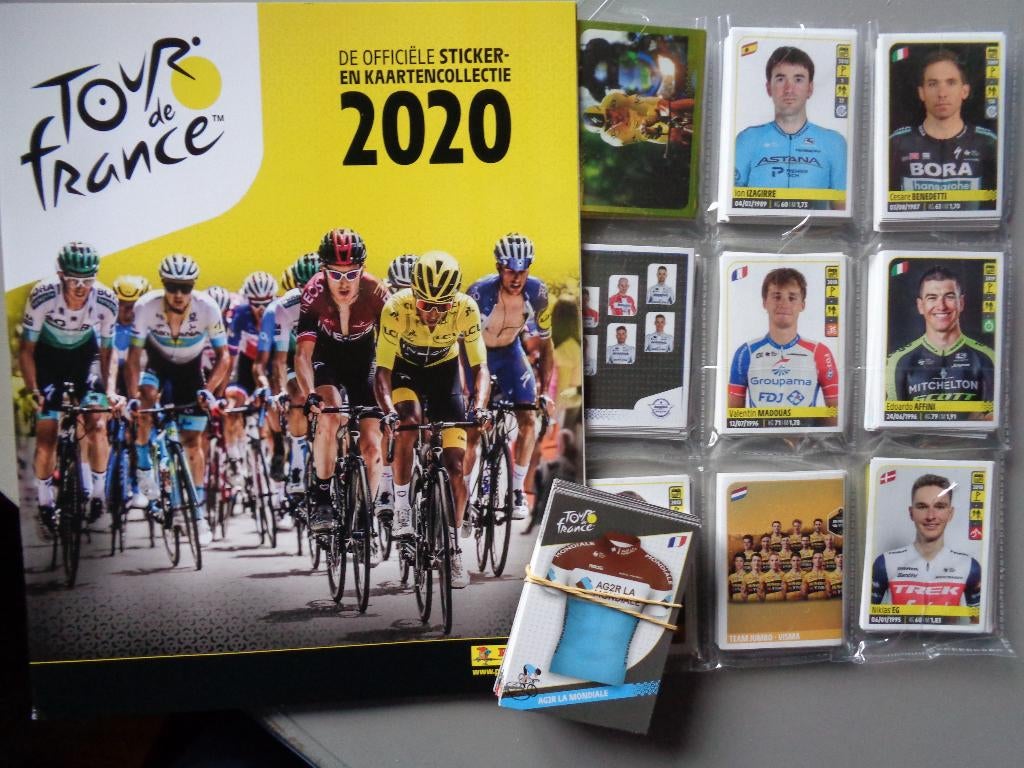 PANINI TOUR DE FRANCE 2020 voll. LOSSE SET stickers +album, Hobby en Vrije tijd, Stickers en Plaatjes, Nieuw, Verzenden