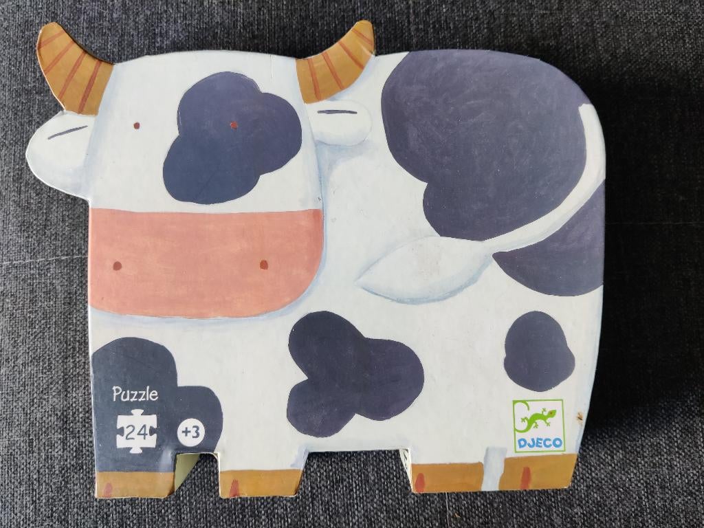 Djeco puzzel boerderij, Ophalen, 10 tot 50 stukjes, Gebruikt, 2 tot 4 jaar