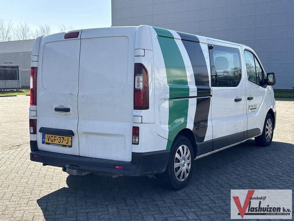 Renault Trafic 2.0 dCi 120 T29 L2H1 Dubbel Cabine Work Editi, Auto's, Bestelwagens en Lichte vracht, Renault, Wit, Bedrijf, Parkeersensor