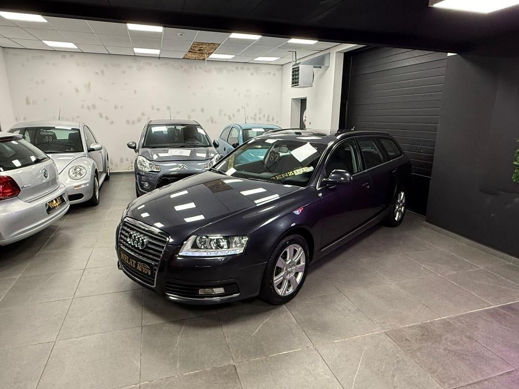 AUDI A6 EURO 5 BENZINE190 PK 2008 AUTOMAAT TOPSTAAT, Auto's, Euro 5, Bedrijf, Grijs, Zilver of Grijs