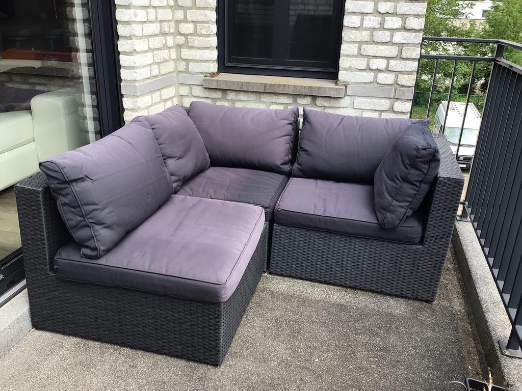 Bristol Amari 3 delige loungeset met kussens, Tuin en Terras, Tuinsets en Loungesets, Ophalen, Gebruikt, 3 zitplaatsen, Loungeset