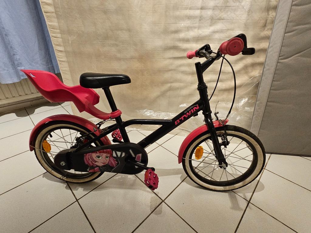 vélo enfant B'Twin spy hero girl 16 pouces (4-6 ans), Enlèvement, Comme neuf, 16 à 20 pouces, BTwin Décathlon