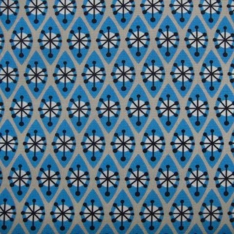 Tissu tricoté (shirt), Neuf, Coton, 120 cm ou plus, Bleu