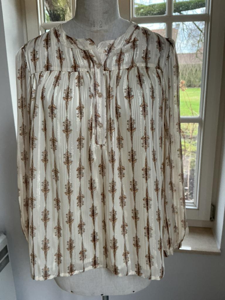 Wijde bloes van Gigue, maat 38, Ophalen of Verzenden, Zo goed als nieuw, Maat 38/40 (M)