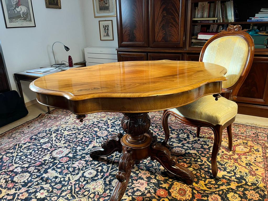 Table + 6 chaises, Antiquités & Art, Enlèvement