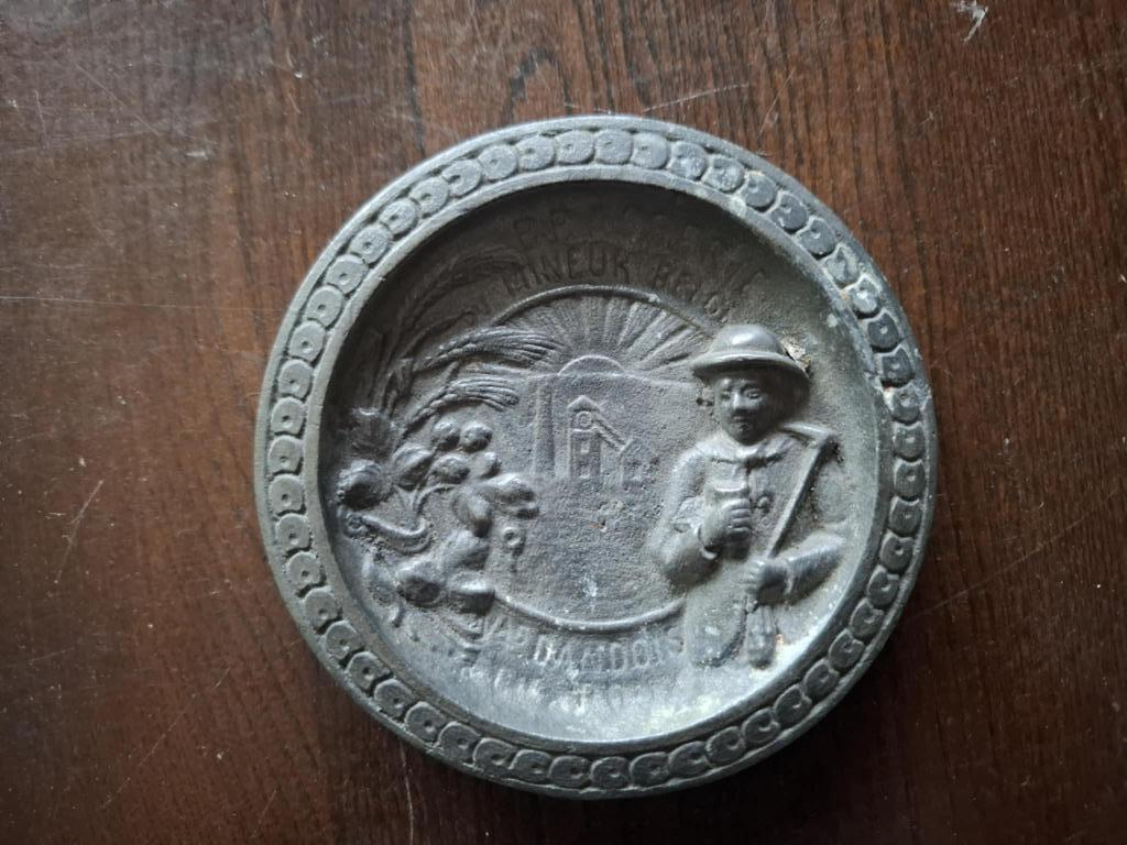 Br du mineur belge Dandois Roux( cendrier/ramasse monnaie), Envoi, Utilisé, Autres types, Autres marques