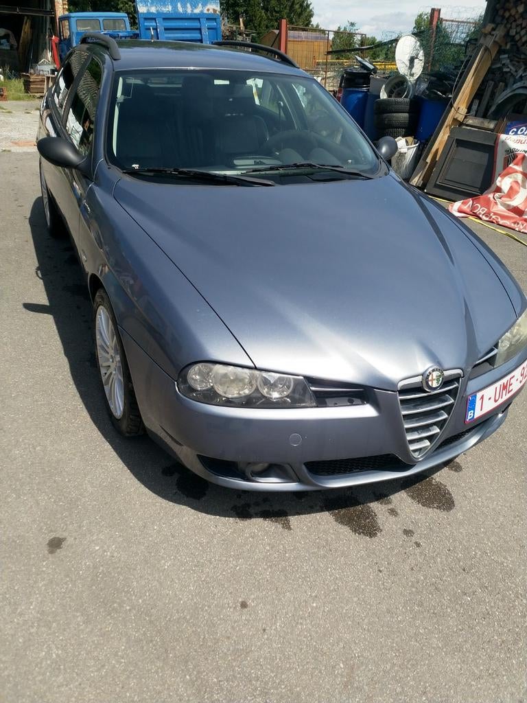 Alfa Romeo 156, Auto's, Voorwielaandrijving, Zwart, 4 cilinders, Leder