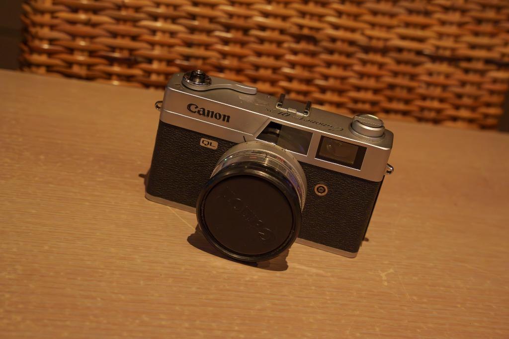 Canon canonet QL 25 avec sa pochette bandoulière révisé., Enlèvement ou Envoi, Reconditionné, Compact, Canon