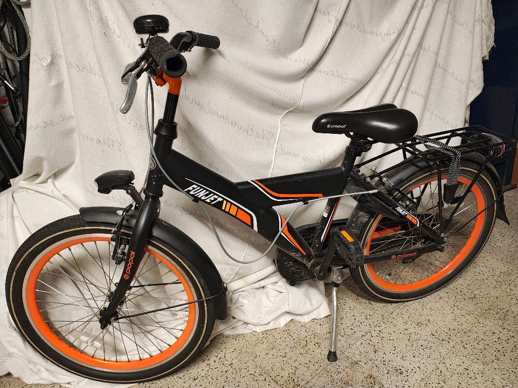 Stoere jongensfiets – Popal FunJet 20”, Fietsen en Brommers, Ophalen, Popal, 20 inch, Handrem