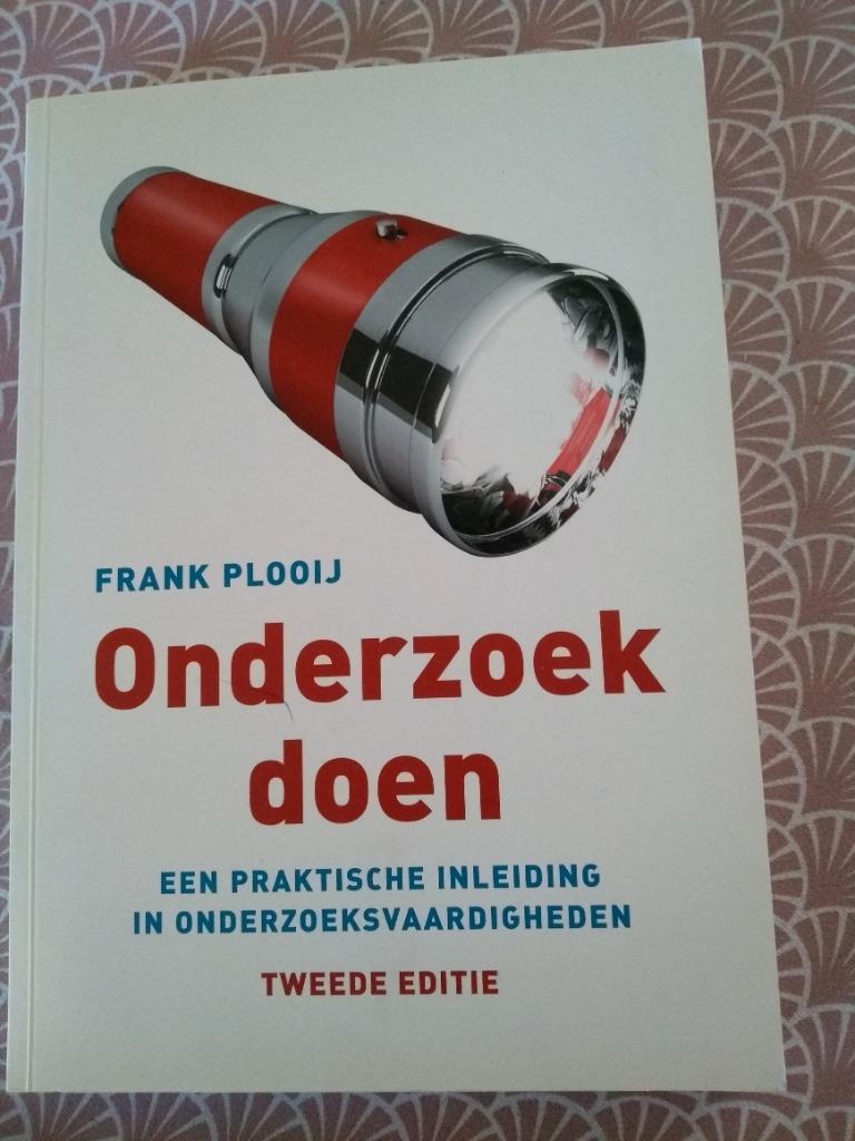 Onderzoek doen ( nieuw boek), Boeken, Studieboeken en Cursussen, Ophalen, Nieuw, Hoger Onderwijs, Frank Plooij