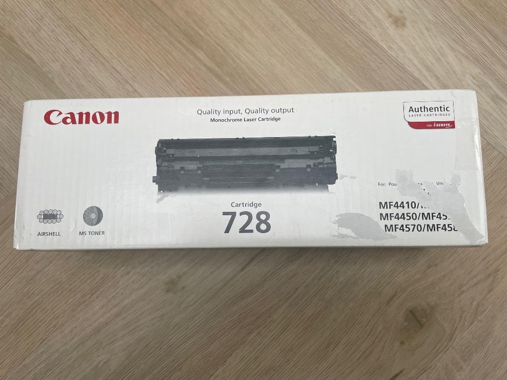Nieuwe toner Canon 728 BK zwart Canon MF4410/4430/4450/4550/, Ophalen of Verzenden, Toner, Canon