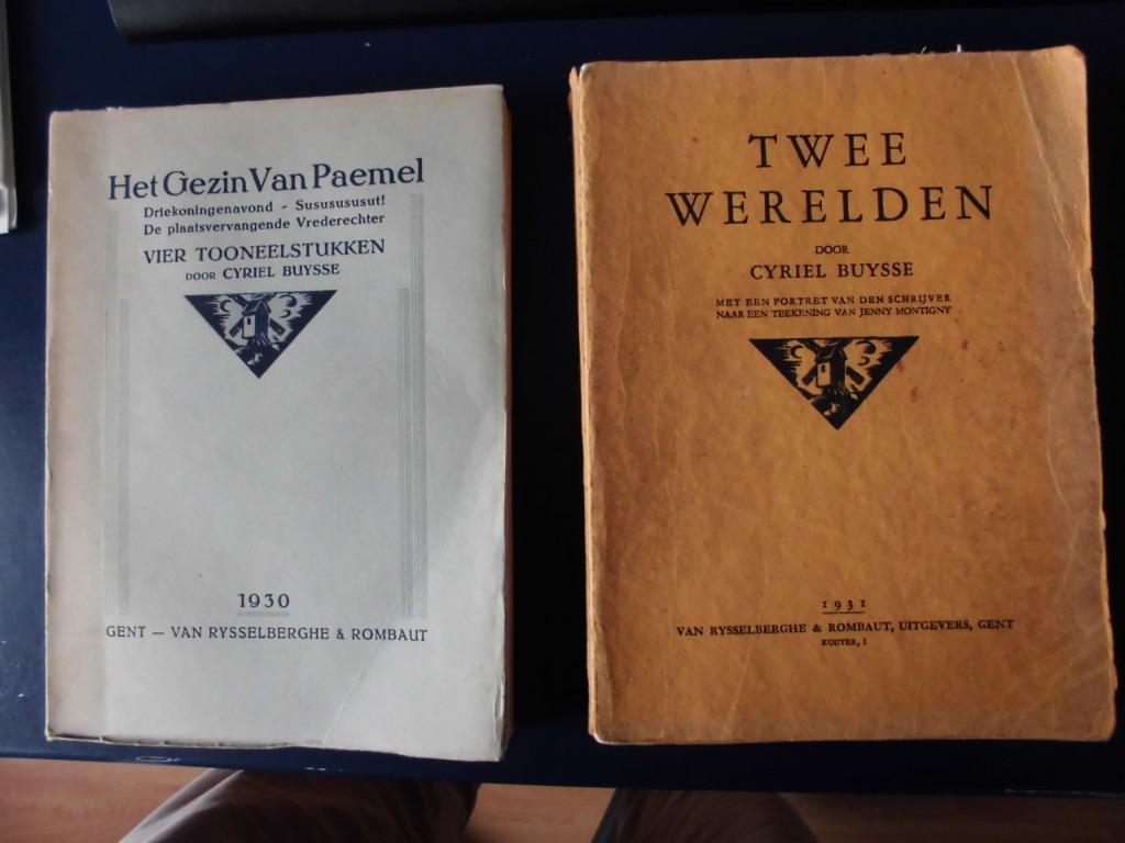 Cyriel Buysse, 2 boeken 1930 en 1931, Ophalen of Verzenden, Cyriel buysse