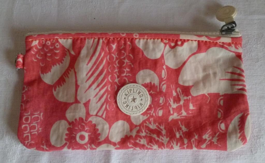 Kipling Tweekleurig hoesje of portemonnee, Ophalen of Verzenden, Gebruikt, Roze, Overige merken