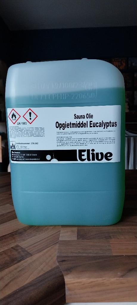 Sauna Eucalyptus olie opgietmiddel 10 liter, Enlèvement, Neuf, Accessoires