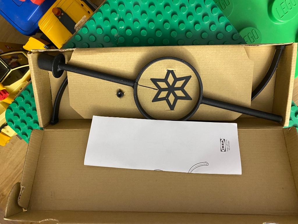 IKEA Isig kaarsenhouder, Neuf, Enlèvement, Métal, Chandelier