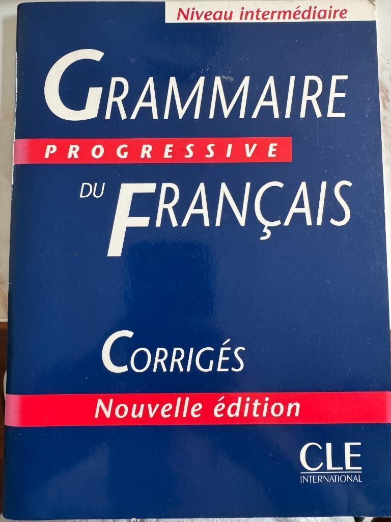 Grammaire français intermédiaire - corrigés, Boeken, Ophalen of Verzenden, Gelezen