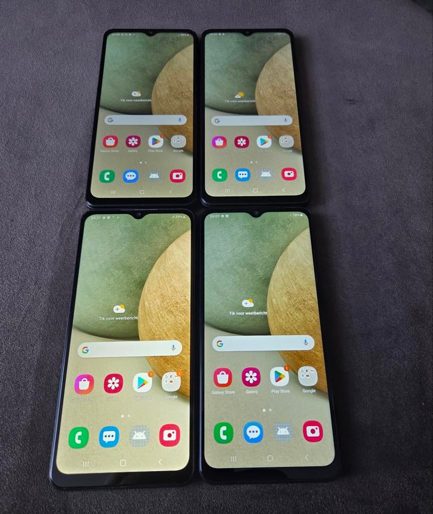 AANGEBODEN PARTIJ VAN 4 STUKS SAMSUNG A12 128GB, Télécoms, Téléphonie mobile | Samsung, Enlèvement ou Envoi