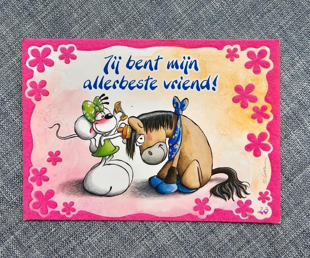 Carte de vœux Diddl, Collections, Enlèvement ou Envoi, Diddl, Comme neuf