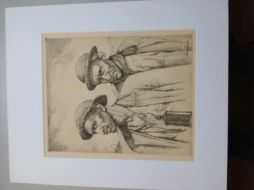 ETSEN EMILE RENARD €50 P/Stuk, Antiek en Kunst, Ophalen of Verzenden