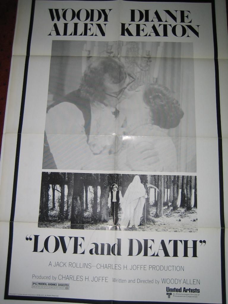 Woody Allen Diane Keaton L'amour et la mort, Enlèvement ou Envoi, Comme neuf, Film, Affiche