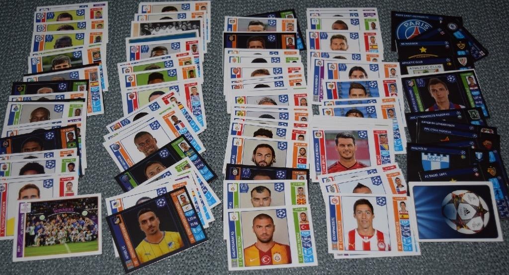 Lot Champions League / Panini / Topps / 1359 stickers, Verzamelen, Ophalen of Verzenden, Nieuw, Poster, Plaatje of Sticker