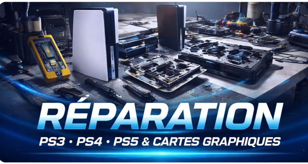 Reparation Ps3 Ps4 Ps5, Enlèvement ou Envoi, Comme neuf