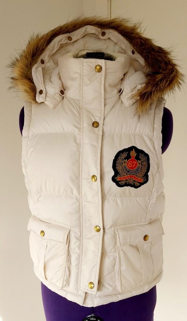 Modieuze bodywarmer van Ralph Lauren: Nieuw, Maat 38/40 (M), Wit, Nieuw, Ophalen of Verzenden