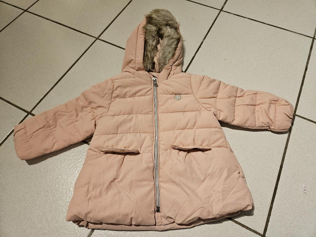 Veste chaude fille 12-18 mois, Comme neuf, Enlèvement, Zara kids, Fille