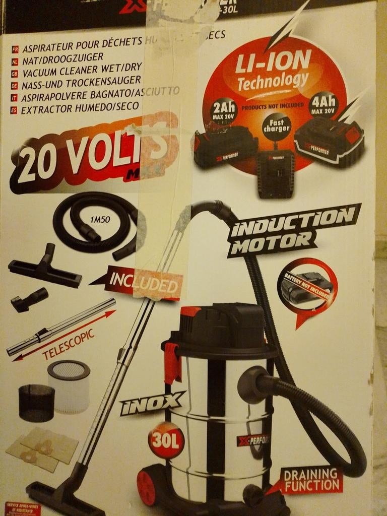 Aspirateur sans fils x-performer, Ophalen, Nieuw, Stofzuiger