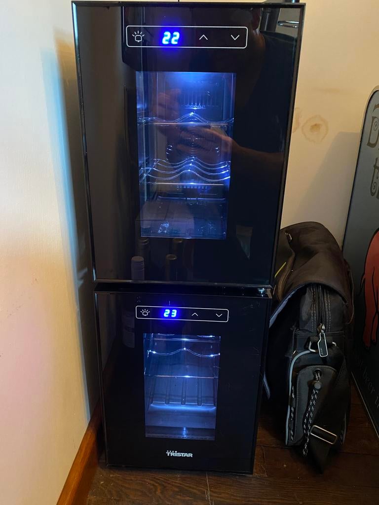 Cave a vin 2x6 bouteilles, Electroménager, Enlèvement, Comme neuf