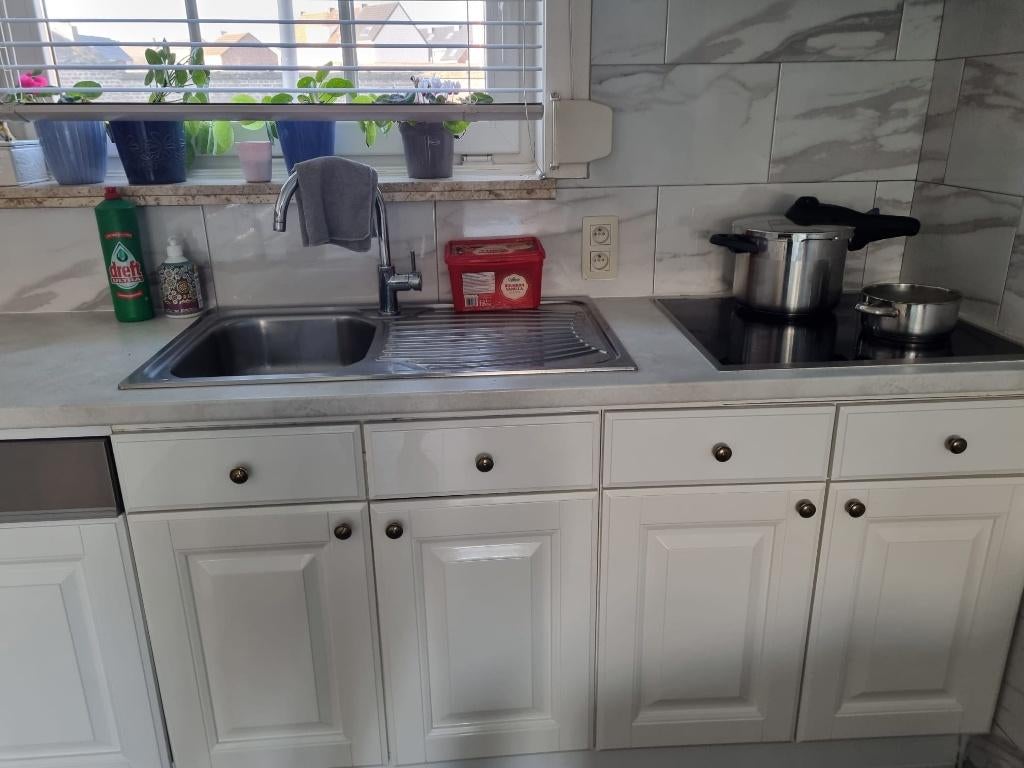 Keuken te koop, Ophalen, Gebruikt, Overige materialen, Wit