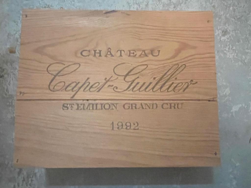 Coffre Chateau Capet-Guillier, Collections, Vins, Neuf, Pleine, Enlèvement, Vin rouge