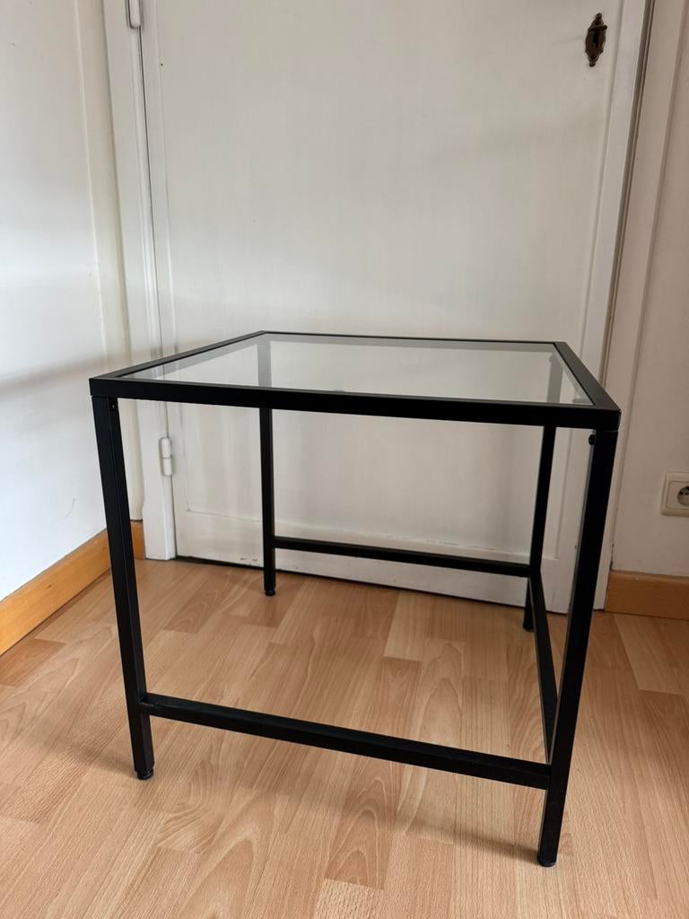 Salontafel ikea vierkant, Ophalen, Zo goed als nieuw, Vierkant, Glas