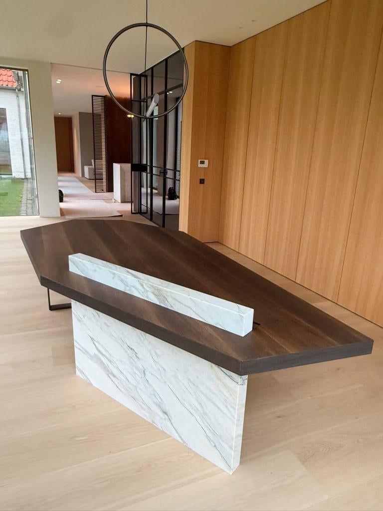 Uniek bureau by Dieter Vander Velpen, Huis en Inrichting, Ophalen, Zo goed als nieuw, Bureau