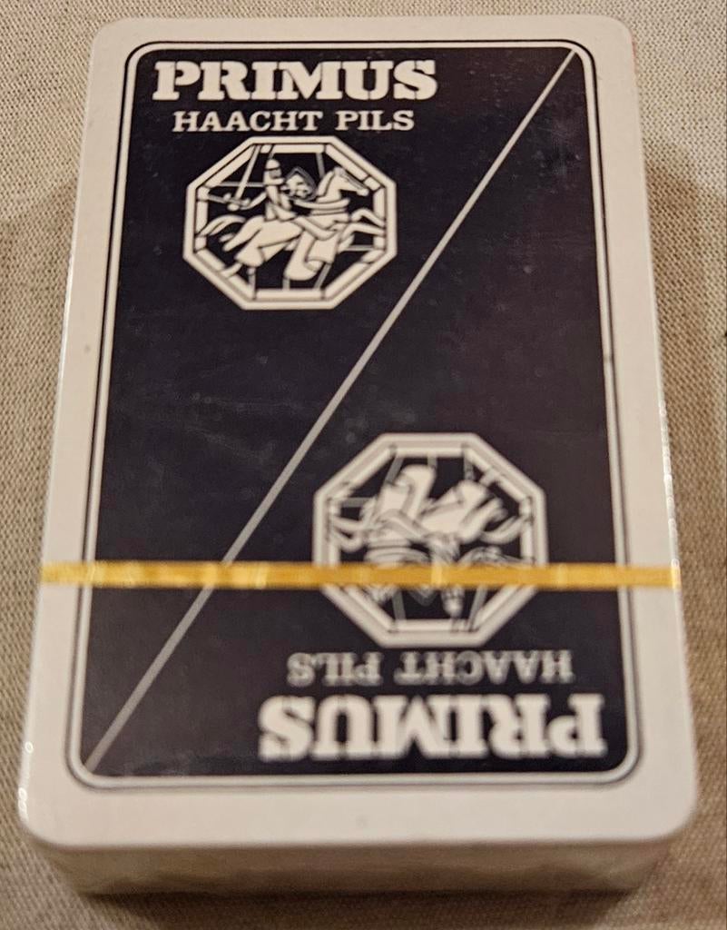Primus Haacht Speelkaarten NIEUW
Dit is een nieu, Ophalen of Verzenden, Nieuw, Speelkaart(en)