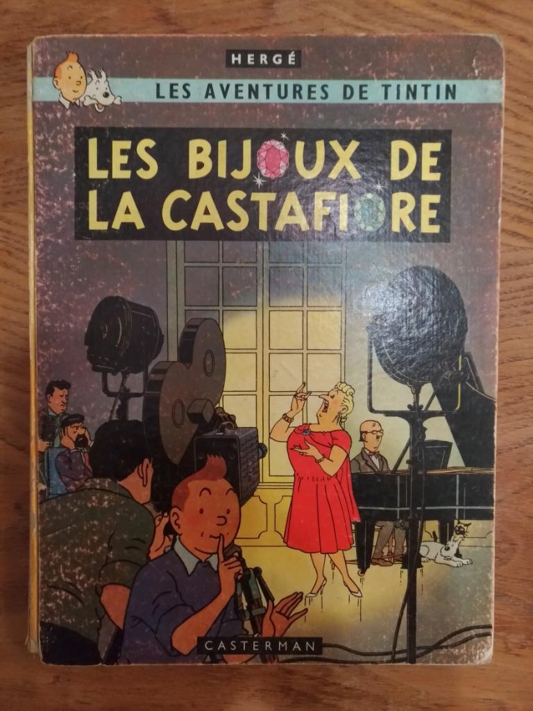 Tintin Les Bijoux de la Castafiore, EO belge 1963, B34, Enlèvement ou Envoi, Une BD, Utilisé, Hergé ,casterman ,les ateliers Moulinsart
