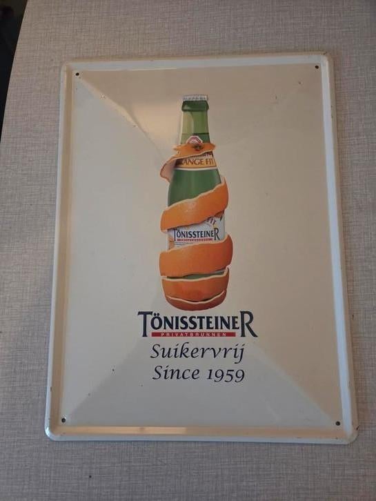 Tönissteiner, Verzamelen, Ophalen of Verzenden, Zo goed als nieuw, Reclamebord