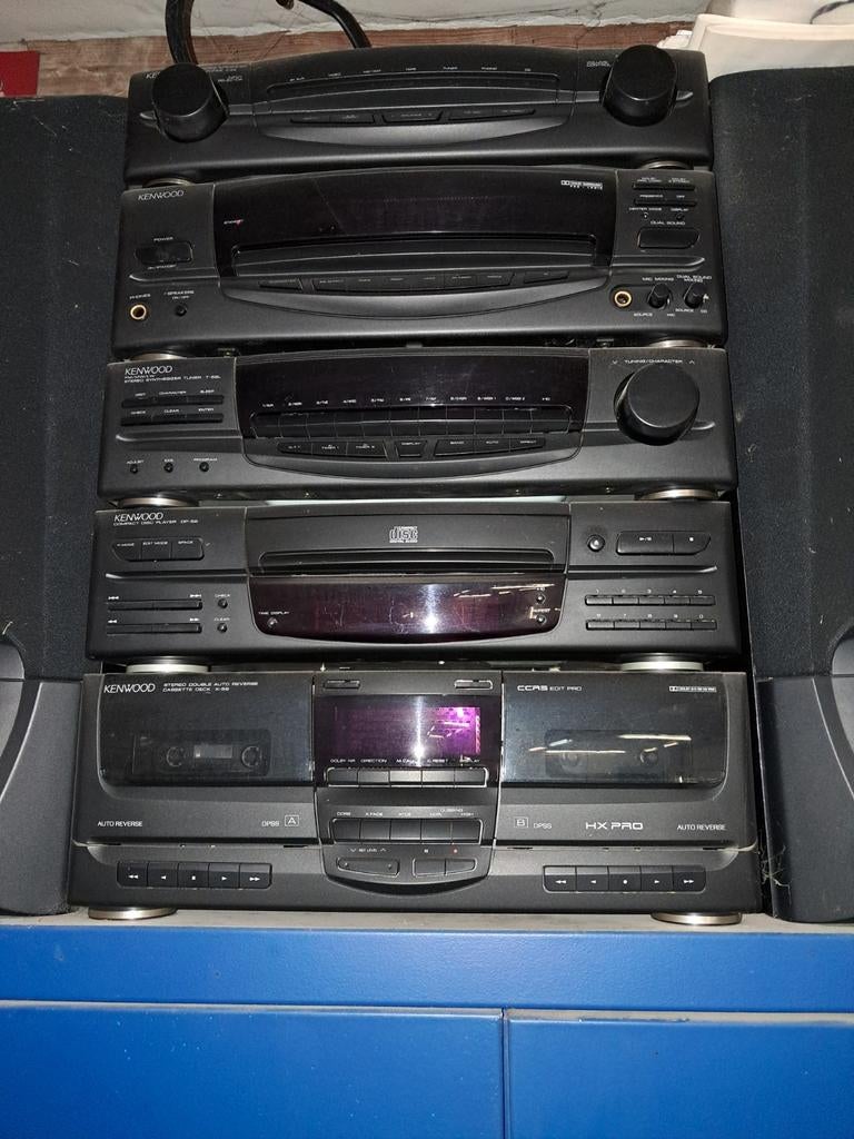 Kenwood HX PRO stereo installatie., Gebruikt, Cd-speler, Microset, Ophalen