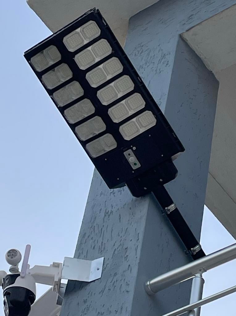 BUITENLAMP  JORTAN 2400W met zonnepanelen, Huis en Inrichting, Ophalen of Verzenden, Nieuw