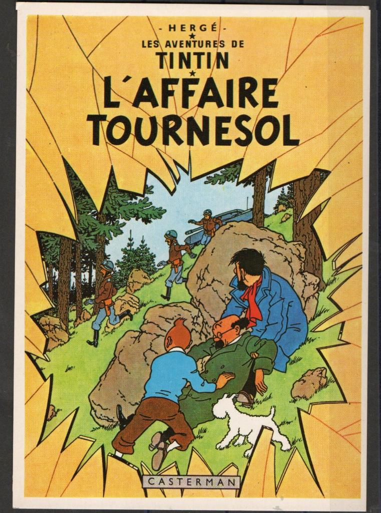 Carte postale : Tintin/ L'affaire Tournesol - édition Arno, Collections, Enlèvement