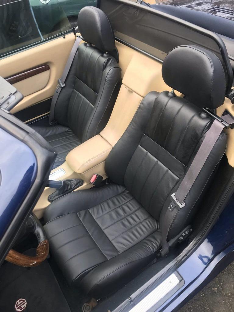 mg f mgf mg tf mgtf zwarte leren stoelen nieuw, Auto-onderdelen, Interieur en Bekleding, Ophalen of Verzenden, Nieuw